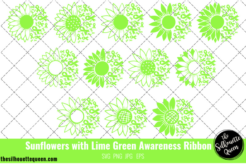 sunflower-lymphoma-lime-green-ribbon-svg-lymphoma-awareness-svg