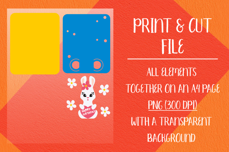 bunny-birthday-card-money-holder-template