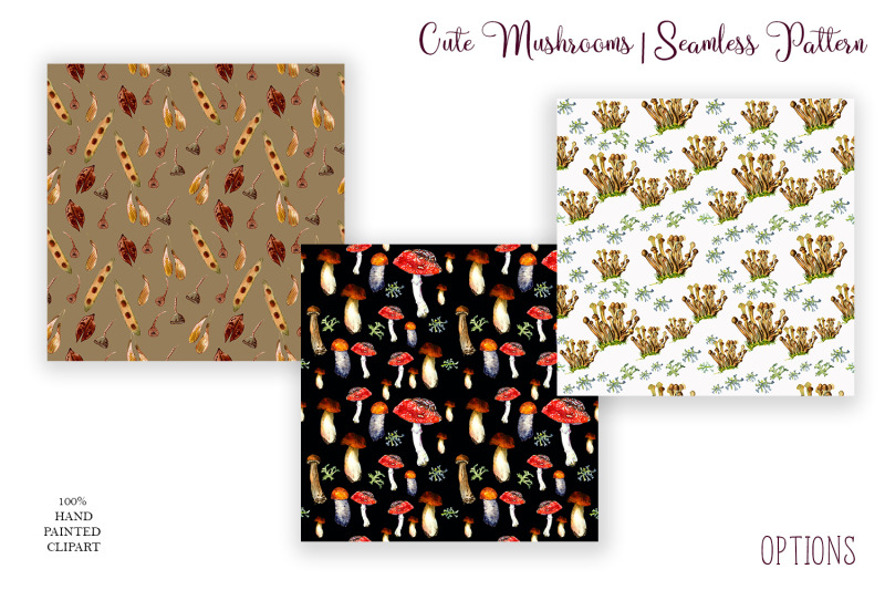 mushroom-autumn-patterns