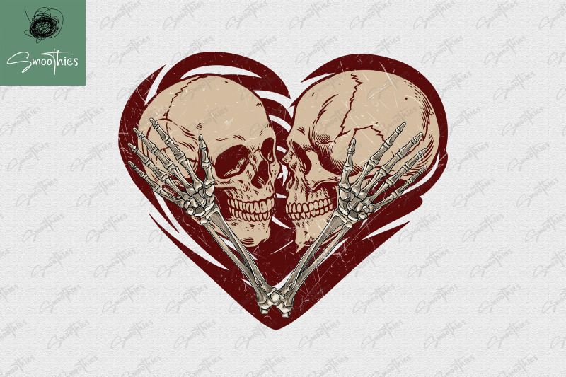 skeleton-skull-kisses-kissing-day-design