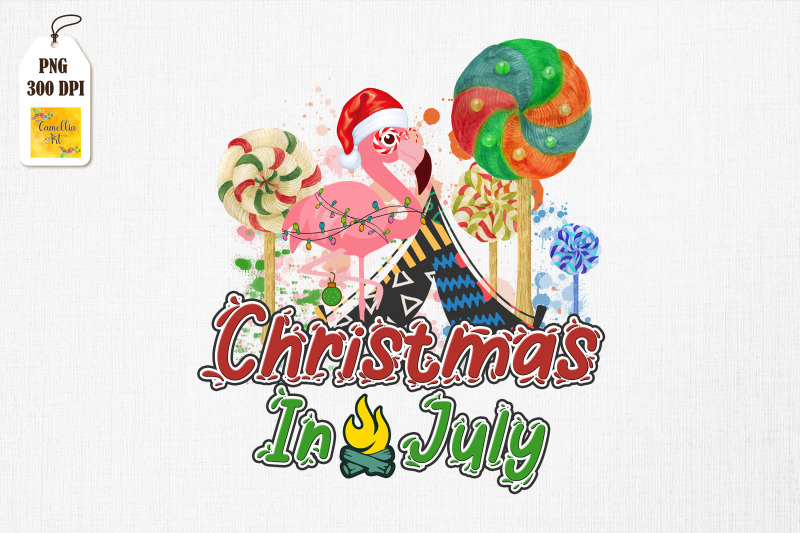 christmas-in-july-flamingo-camping