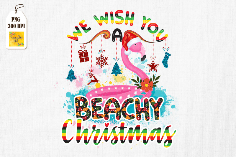 we-wish-you-a-beachy-christmas-flamingo