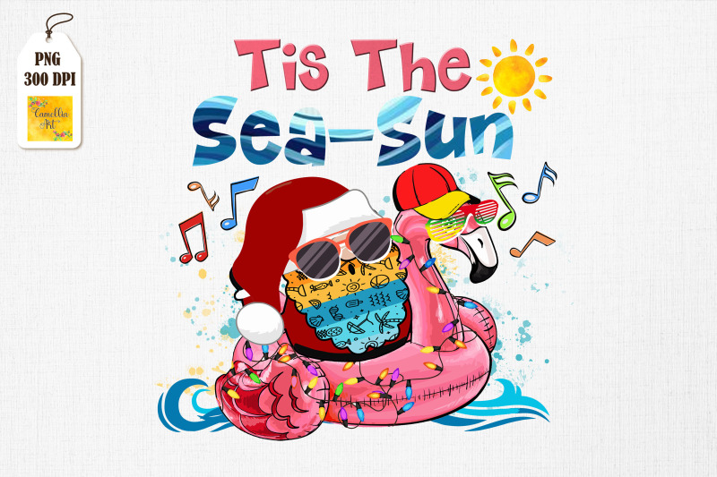 santa-flamingo-float-tis-the-sea-sun