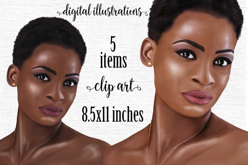 black-woman-clipart-afro-girls-clipart-girls-illustrations