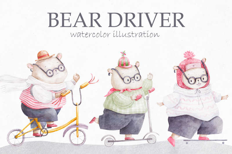 bear-on-transport-childish-illustration-travel-adventure