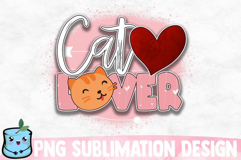 cat-lover-sublimation-design