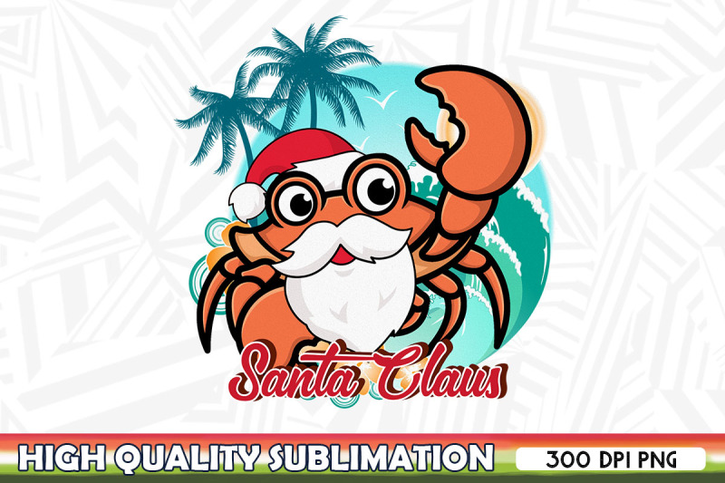 christmas-in-july-santa-claws-crab-png