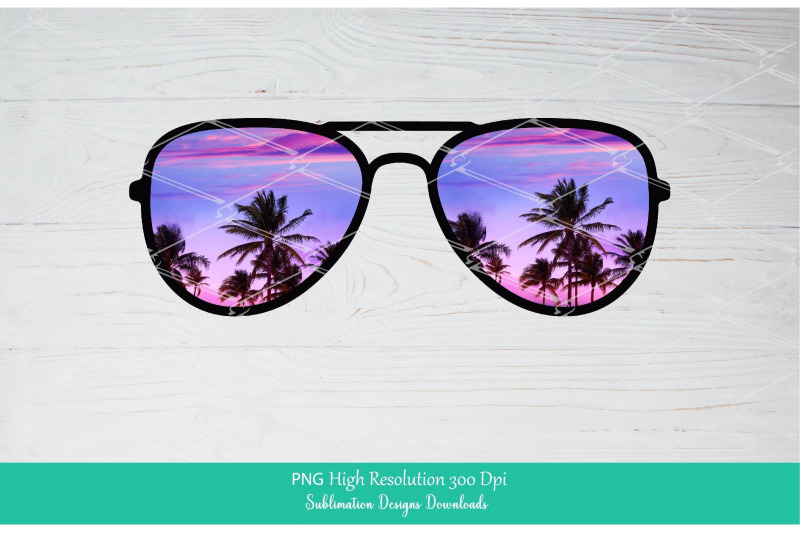 summer-sunglasses-bundle-png-sublimation-beach-palm-tree-vintage-png