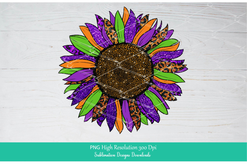 glitter-halloween-sunflower-png-sublimation-designs-bundle