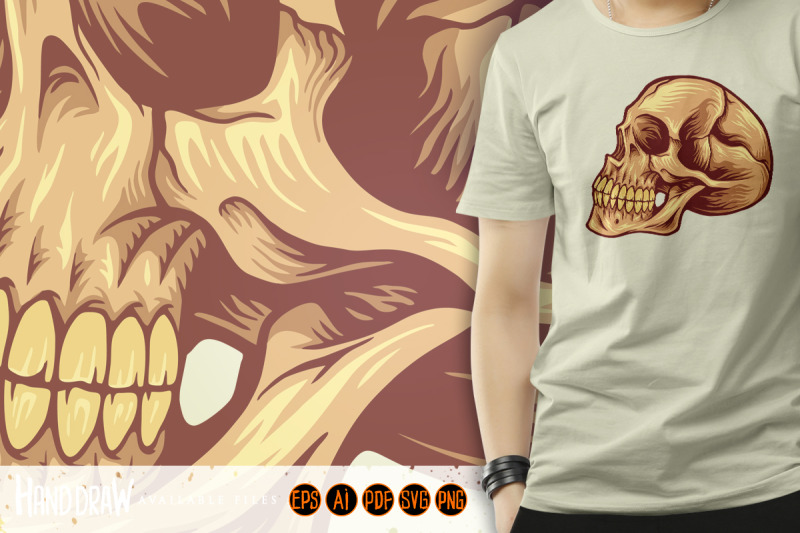 vintage-skull-head-logo-mascot-illustrations