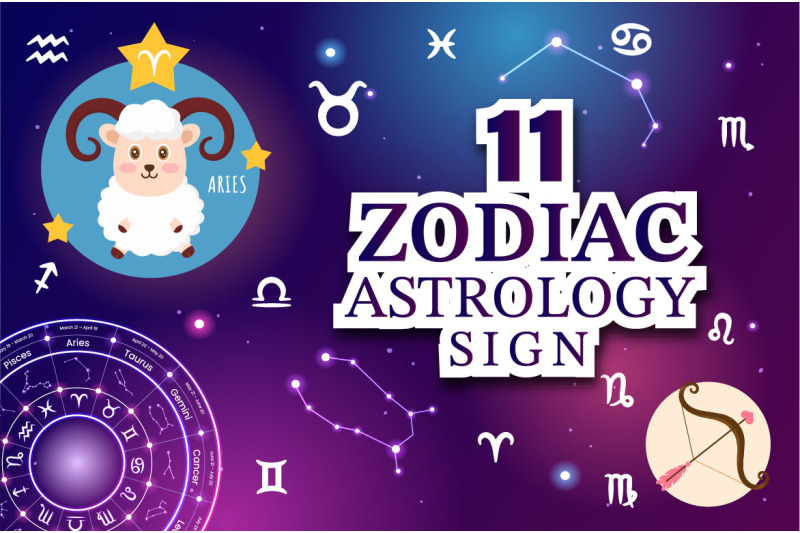 11-zodiac-wheel-astrological-sign-illustration