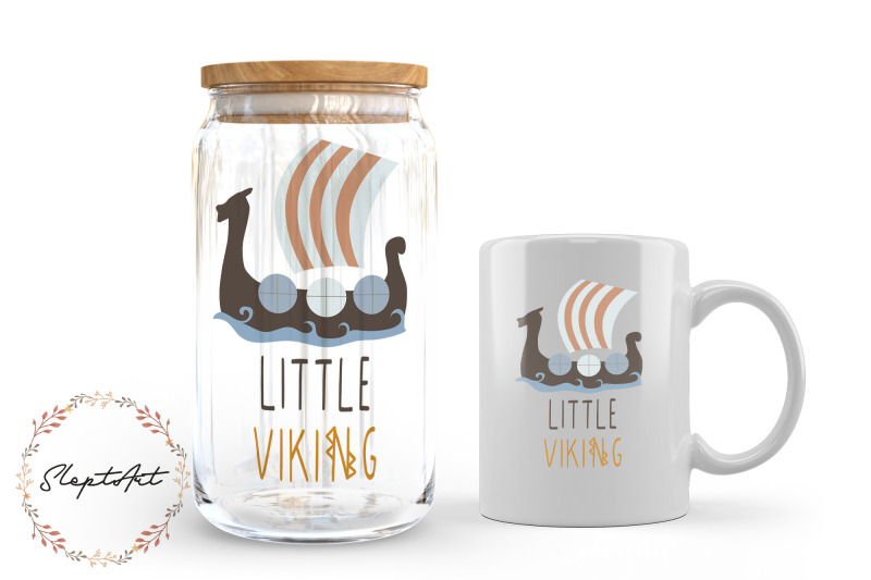 little-viking-sublimation-design-png