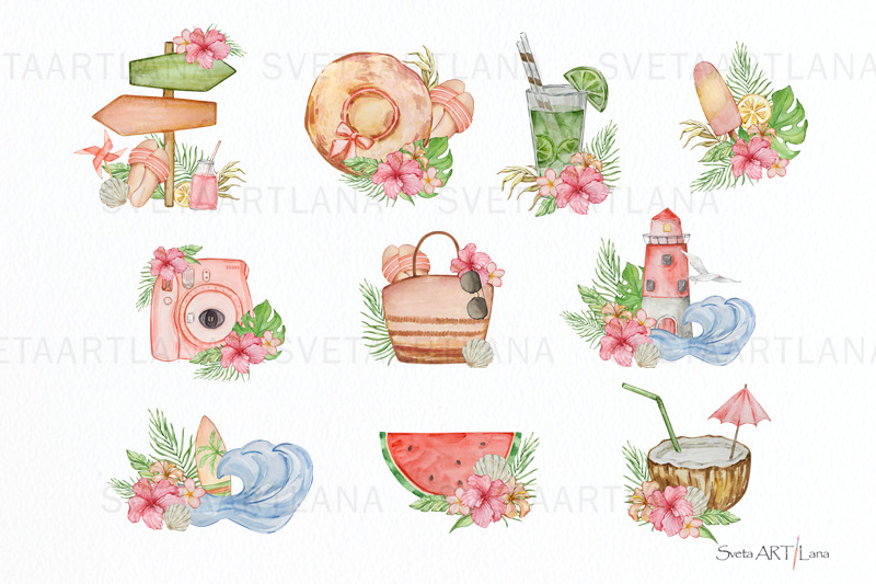 watercolor-summer-time-clipart