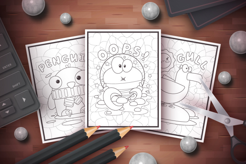25-bundle-coloring-pages-animal-cartoon-character-set-drawing