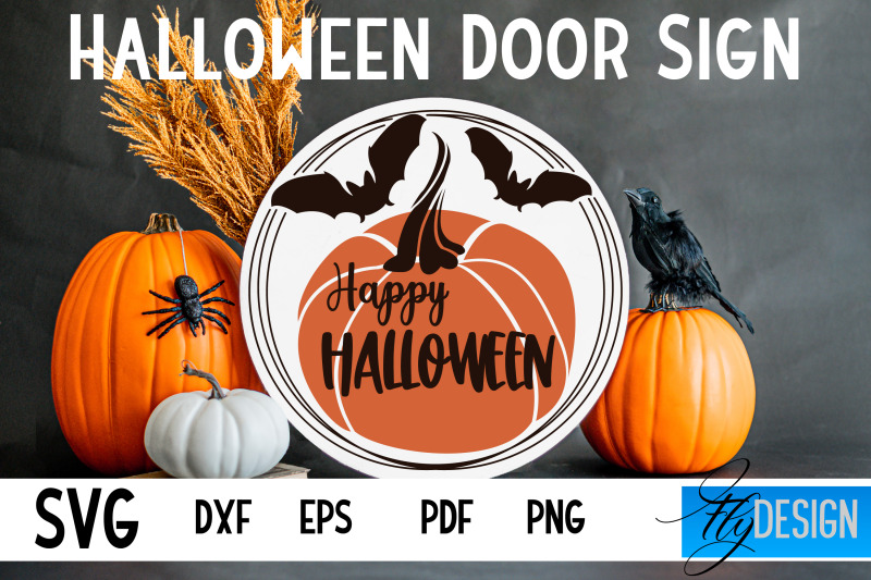 halloween-door-sign-svg-circle-door-hanger-round-sign