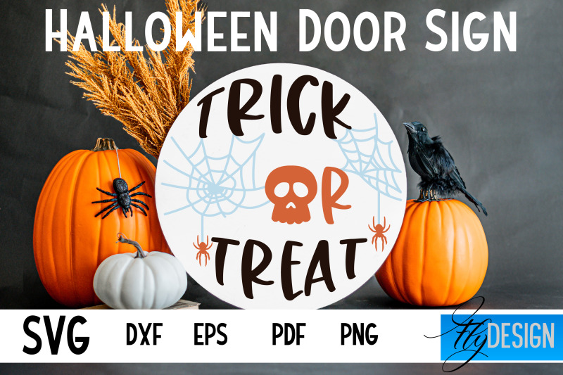 halloween-door-sign-svg-circle-door-hanger-round-sign