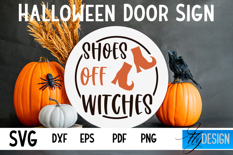 halloween-door-sign-svg-circle-door-hanger-round-sign