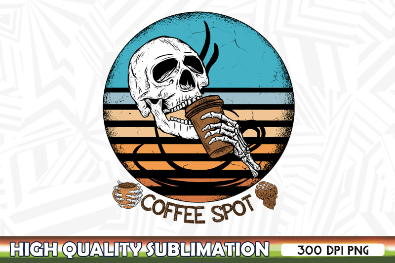 skeleton-enjoying-coffee-spot-png