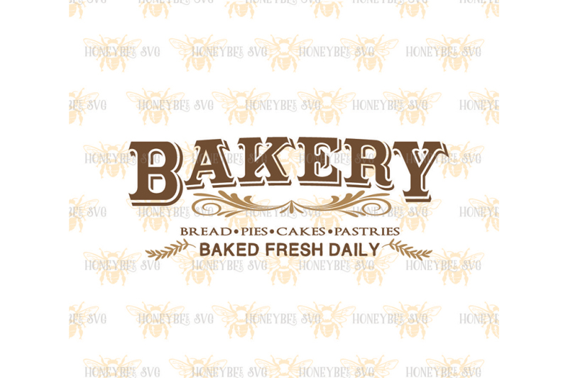 Baked Fresh Daily Bakery Sign By Honeybee Svg Thehungryjpeg Com