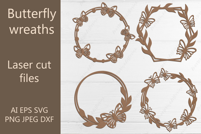 butterfly-round-door-sign-monogram-frame-laser-cut-svg