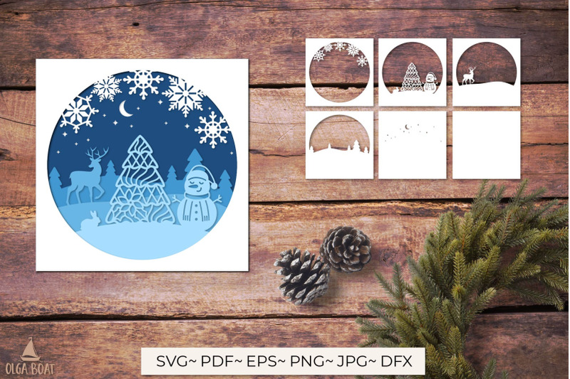 3d-christmas-shadow-box-svg-christmas-layered-papercut