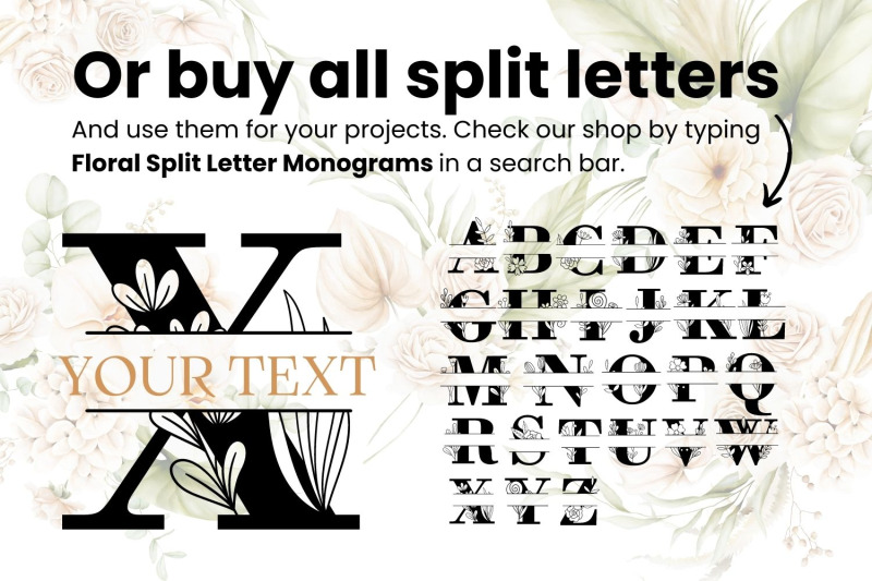 floral-split-monogram-letter-x