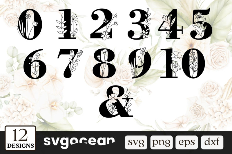 floral-numbers-svg-bundle