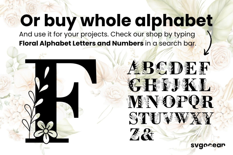 floral-letter-f