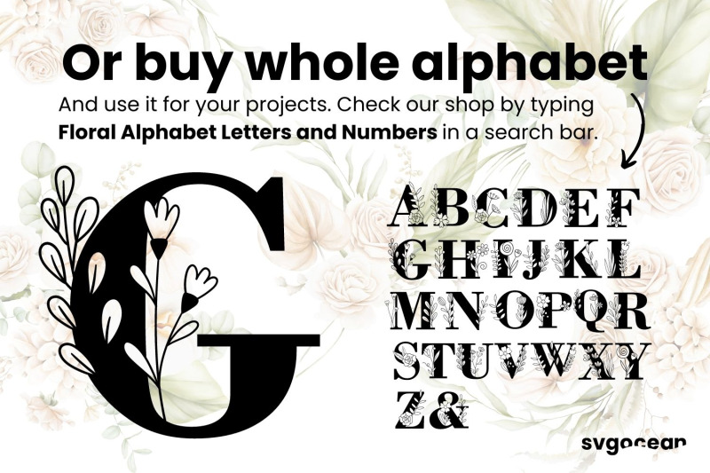 floral-letter-g