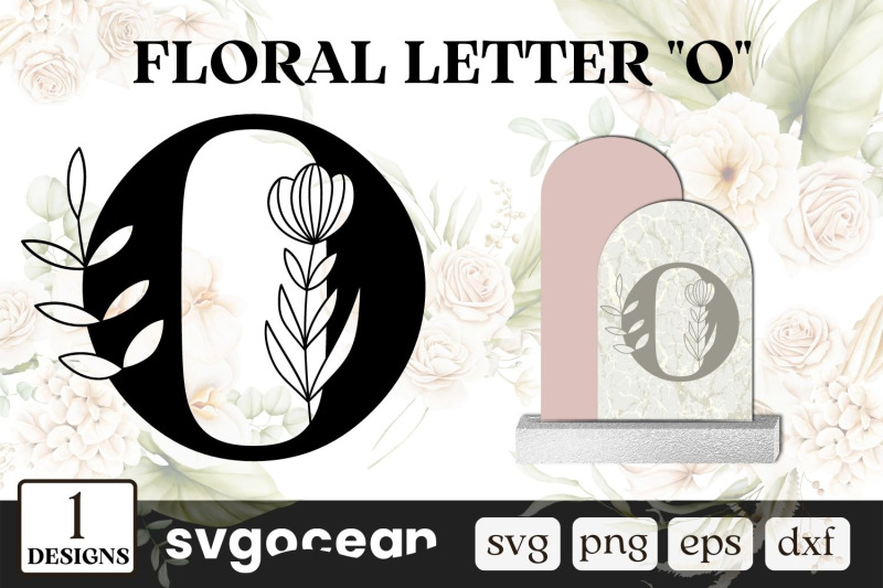 floral-letter-o