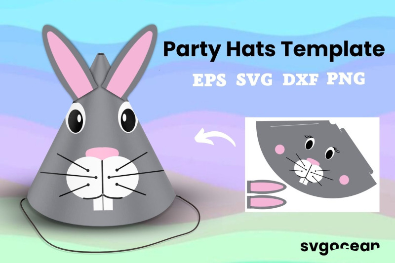 party-hat-cut-file-template