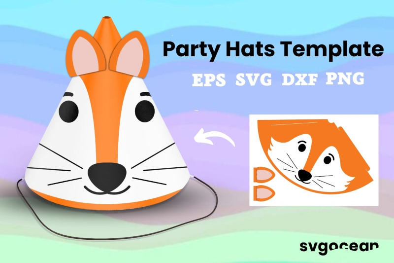 party-hat-cut-file-template