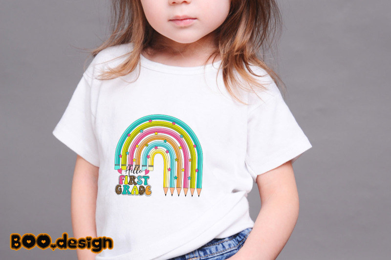 hello-first-grade-rainbow-crayons-graphics