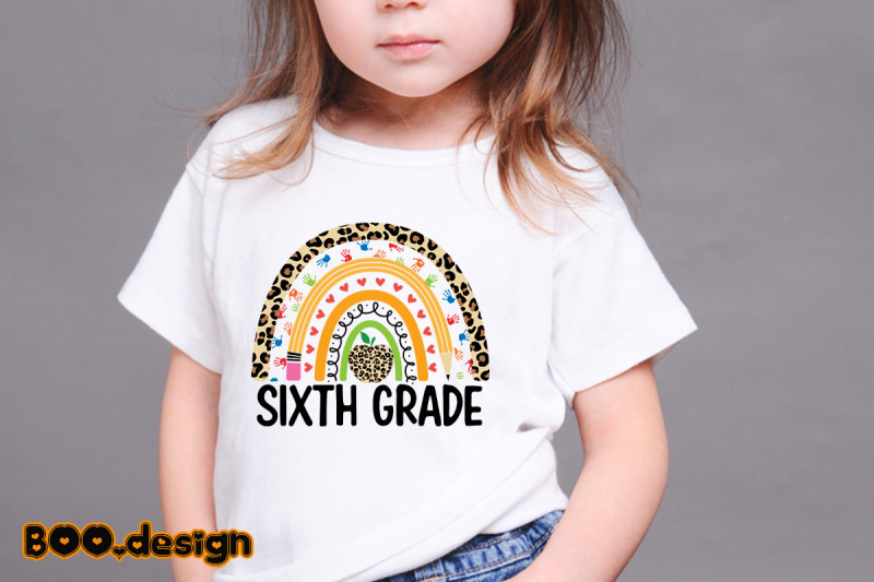 sixth-grade-leopard-rainbow-graphics