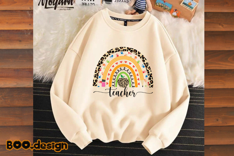 teacher-leopard-rainbow-graphics