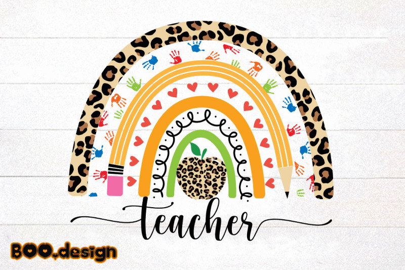 teacher-leopard-rainbow-graphics