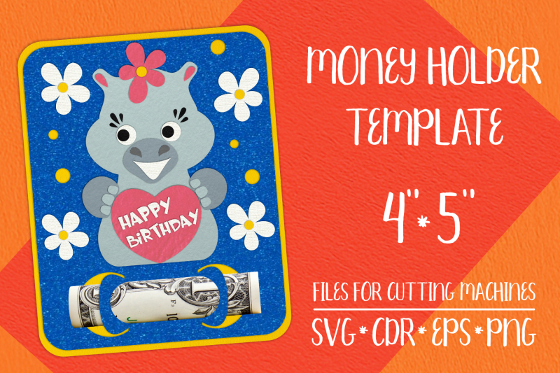 hippo-birthday-card-money-holder-template