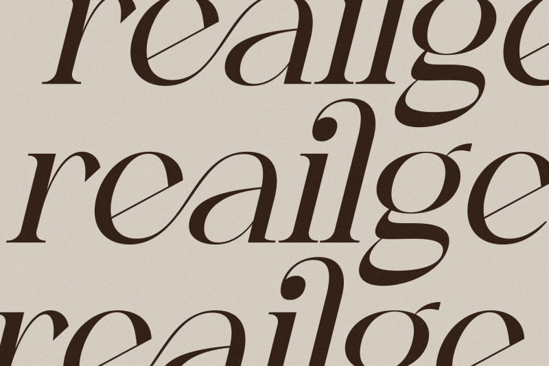 reailge-typeface