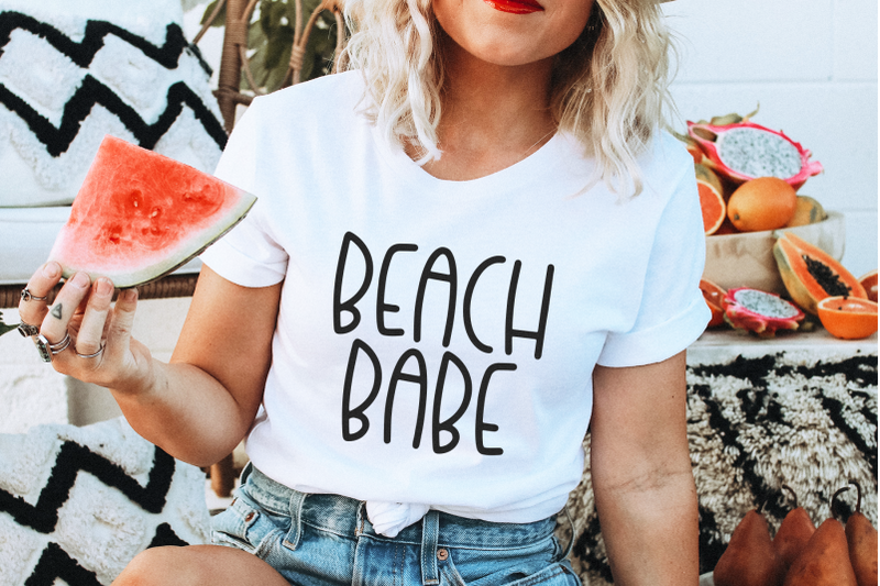 beach-bikini-quirky-handwritten-font