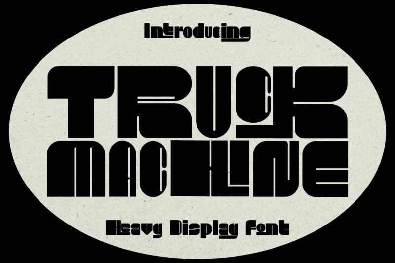 truck-machine-heavy-display-font