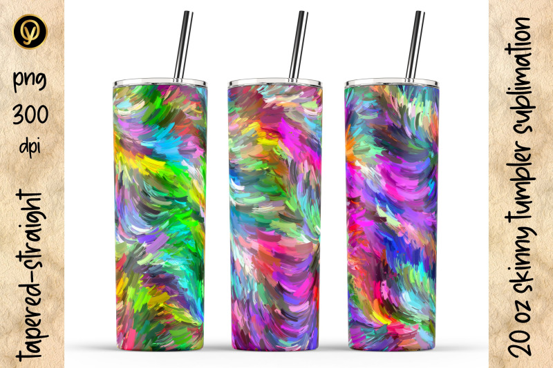 20-oz-skinny-tumbler-abstract-paint-strokes-sublimation-designs