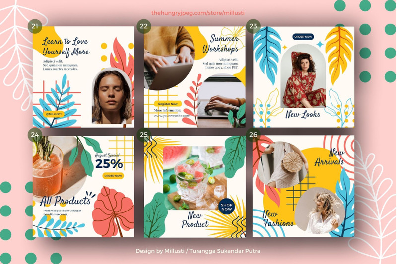 tropical-leave-social-media-canva-template-greenery-instagram-summer