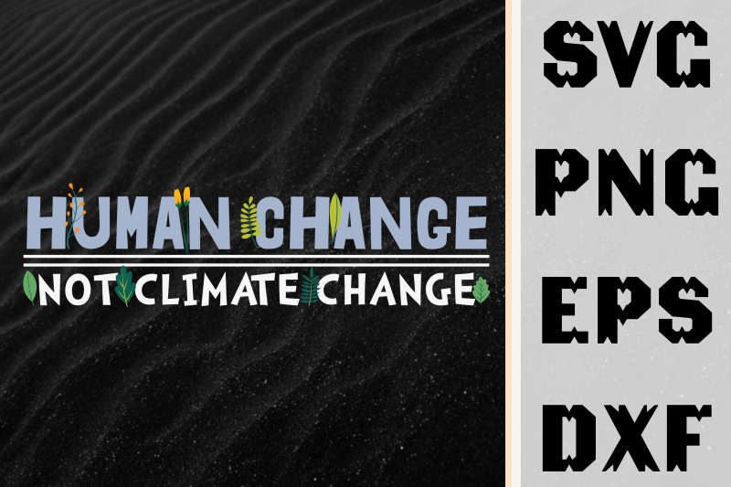 human-change-not-climate-change