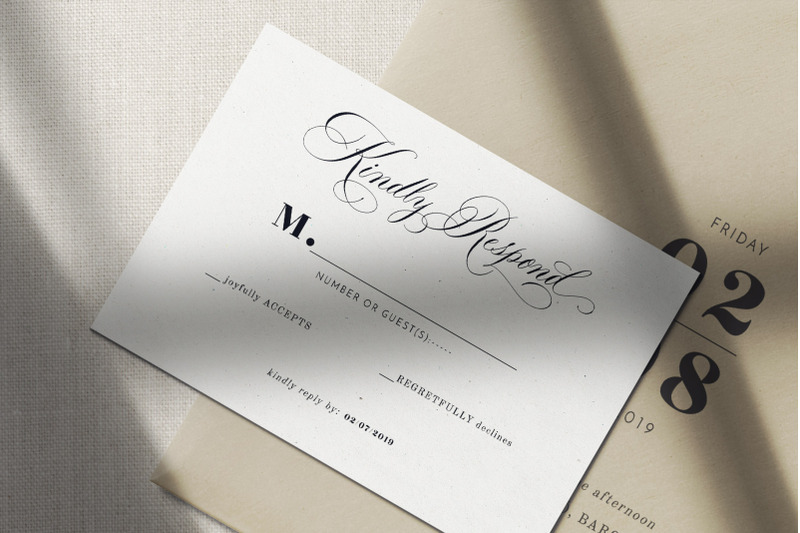 kindly-respond-for-wedding-set-invitations-calligraphy