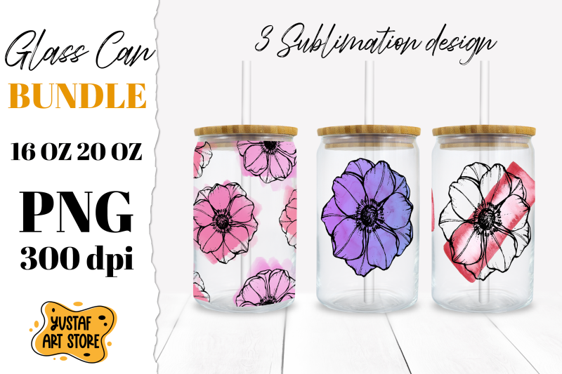 anemone-flowers-glass-can-sublimation-3-design