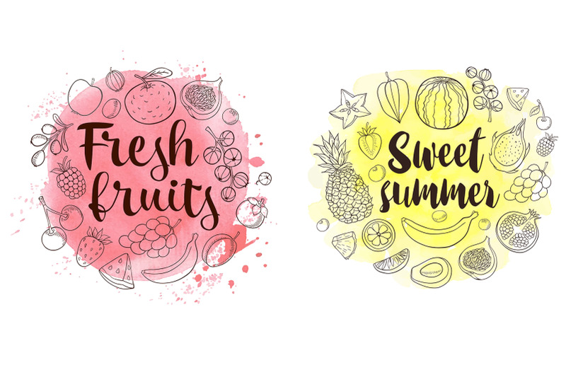 doodle-fruits-design-kit