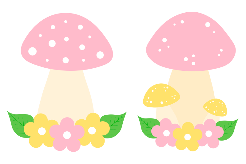 mushrooms-clipart-mushrooms-sublimation-mushrooms-svg