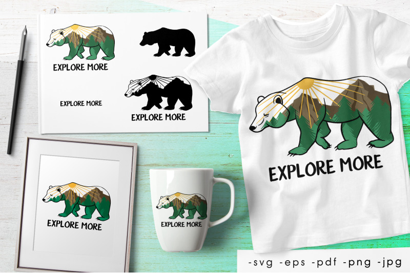 outdoor-badge-bear-explore-more-design-for-printing