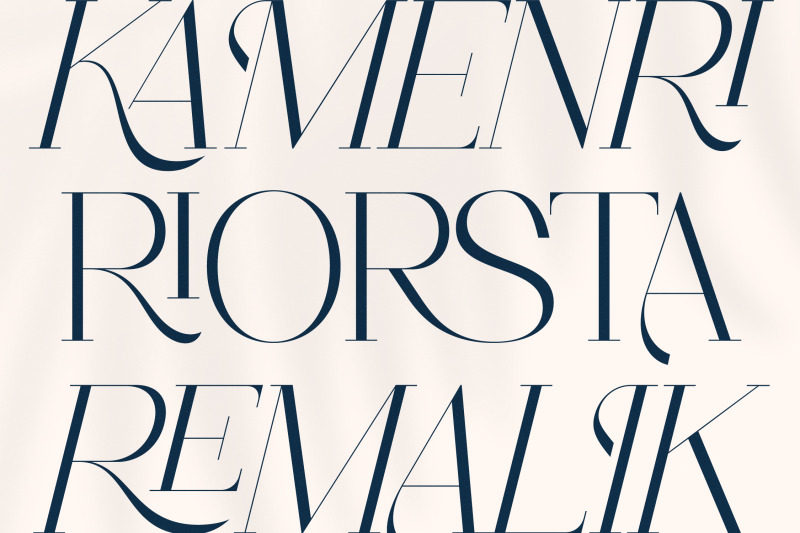 kaldera-typeface