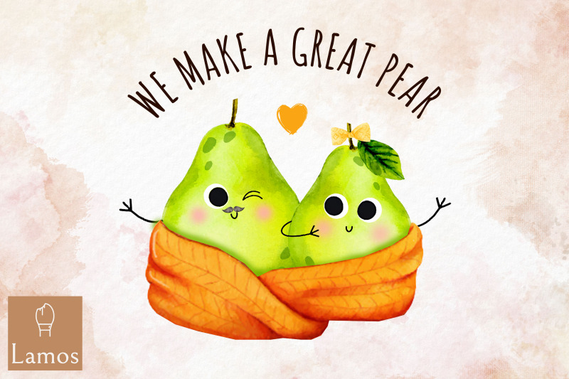 we-make-a-great-pear-funny-fruit-quote